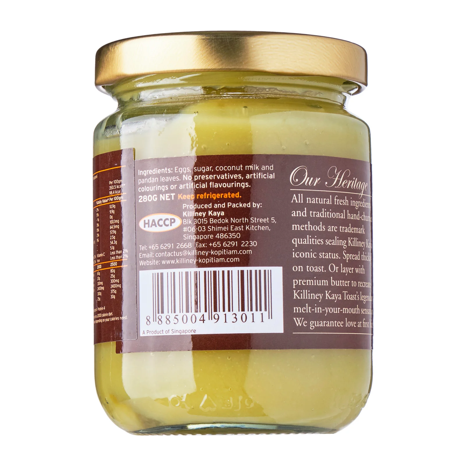 Killiney Handmade Kaya - Singapore Classic 280G - Image 4